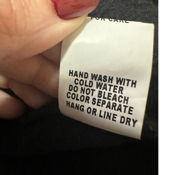 Cloud Ten black long sleeves sequin fringe sweatshirt mini dress size Small - Picture 5 of 16